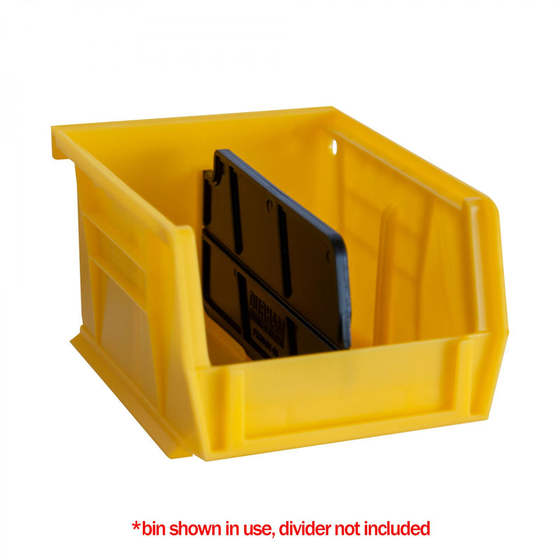 Durham Plastic, Hook-On-Bin, 4 X 5 X 3, Yellow (Pack of 24)