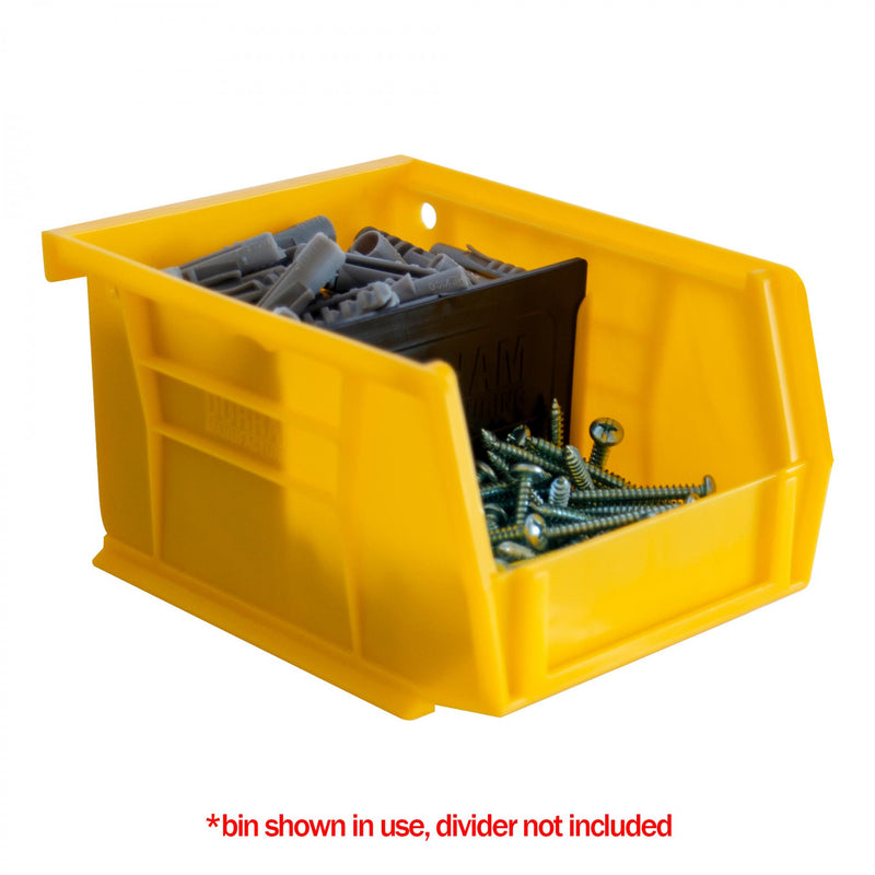 Durham Plastic, Hook-On-Bin, 4 X 5 X 3, Yellow (Pack of 24)