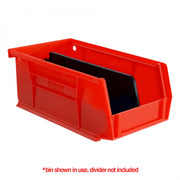 Durham Plastic, Hook-On-Bin, 4 X 7 X 3, Red (Pack of 24)