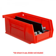 Durham Plastic, Hook-On-Bin, 4 X 7 X 3, Red (Pack of 24)