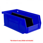 Durham Plastic, Hook-On-Bin, 4 X 7 X 3, Blue (Pack of 24)