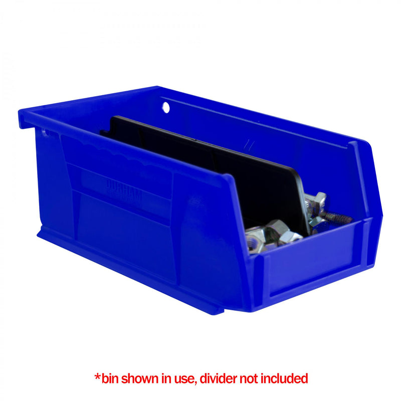 Durham Plastic, Hook-On-Bin, 4 X 7 X 3, Blue (Pack of 24)