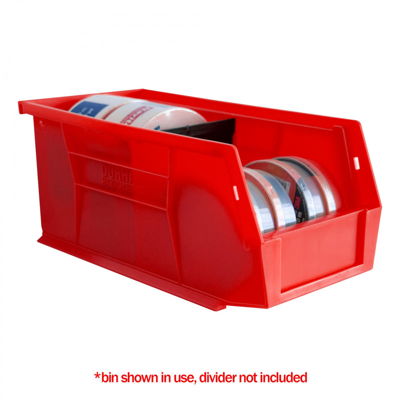 Durham Plastic, Hook-On-Bin, 6 X 11 X 5, Red (Pack of 12)