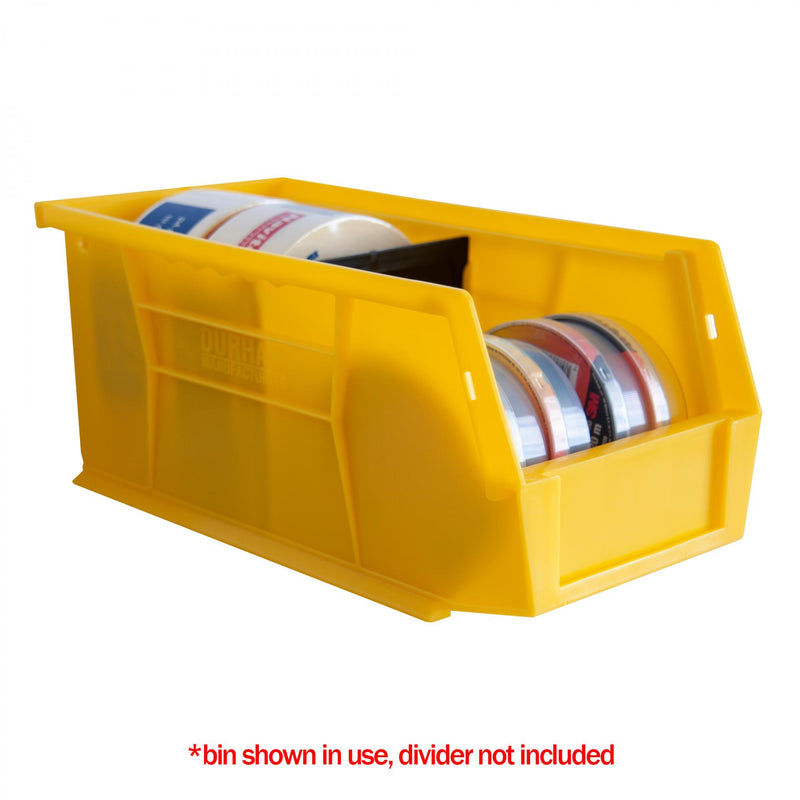 Durham Plastic, Hook-On-Bin, 6 X 11 X 5, Yellow (Pack of 12)