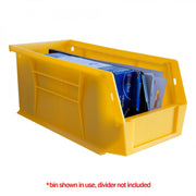 Durham Plastic, Hook-On-Bin, 6 X 11 X 5, Yellow (Pack of 12)