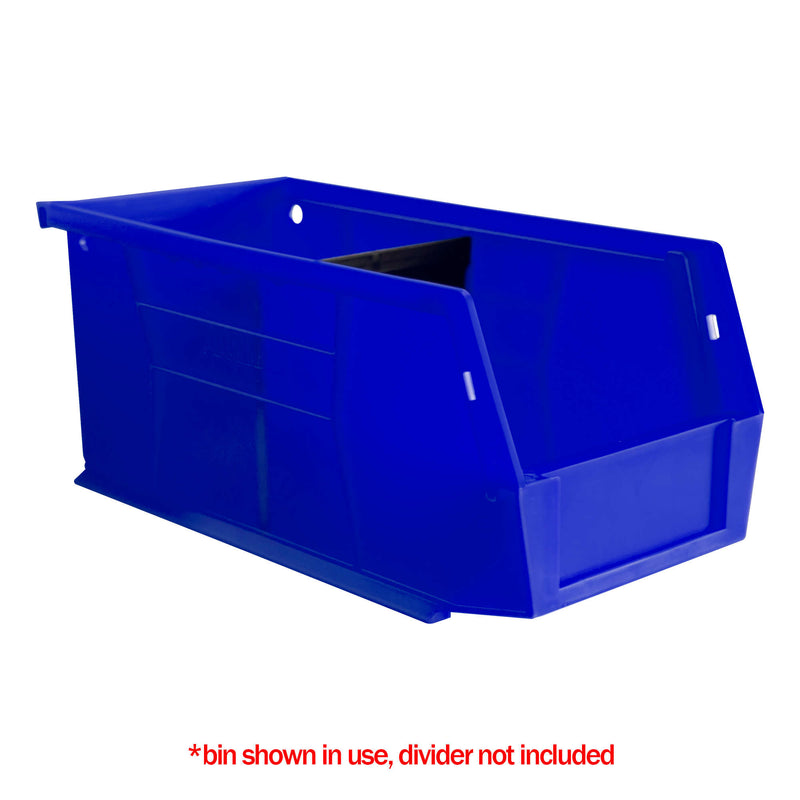 Durham Plastic, Hook-On-Bin, 6 X 11 X 5, Blue (Pack of 12)