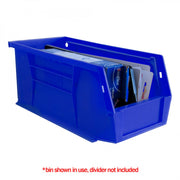 Durham Plastic, Hook-On-Bin, 6 X 11 X 5, Blue (Pack of 12)