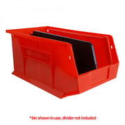 Durham Plastic, Hook-On-Bin, 8 X 15 X 7, Red (Pack of 12)