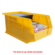 Durham Plastic, Hook-On-Bin, 8 X 15 X 7, Yellow (Pack of 12)