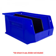 Durham Plastic, Hook-On-Bin, 8 X 15 X 7, Blue (Pack of 12)