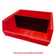 Durham Plastic, Hook-On-Bin, 16 X 15 X 7, Red (Pack of 6)