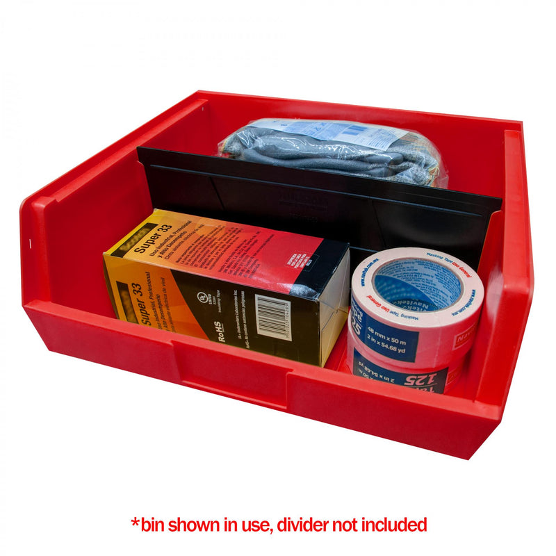Durham Plastic, Hook-On-Bin, 16 X 15 X 7, Red (Pack of 6)