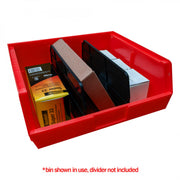Durham Plastic, Hook-On-Bin, 16 X 15 X 7, Red (Pack of 6)