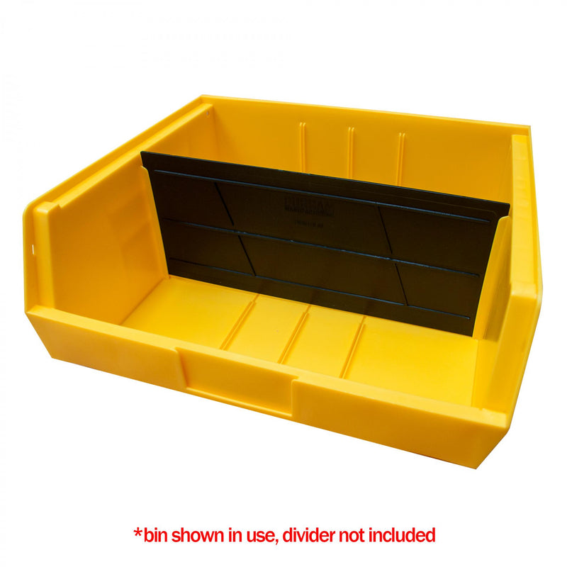 Durham Plastic, Hook-On-Bin, 16 X 15 X 7, Yellow (Pack of 6)