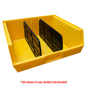 Durham Plastic, Hook-On-Bin, 16 X 15 X 7, Yellow (Pack of 6)