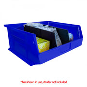 Durham Plastic, Hook-On-Bin, 16 X 15 X 7, Blue (Pack of 6)