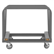 Durham Panel Moving Truck With 5" x 1-1/4" Polyurethane Casters, (4) Swivel With Side Brakes