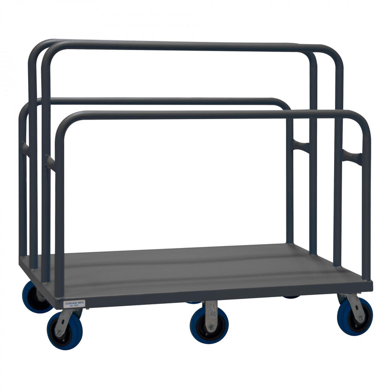 Durham Panel Moving Truck With 6" x 2" Polyurethane Casters, (2) Rigid And (4) Swivel