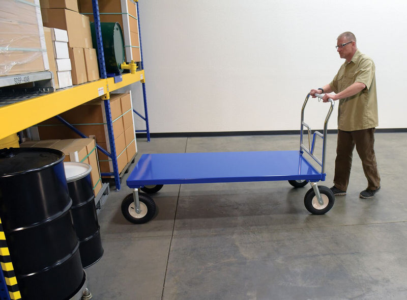 Vestil Pneumatic Tire Steel Platform Trucks (PNU)