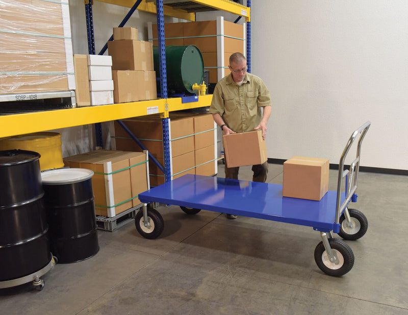 Vestil Pneumatic Tire Steel Platform Trucks (PNU)