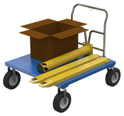 Vestil Pneumatic Tire Steel Platform Trucks (PNU)