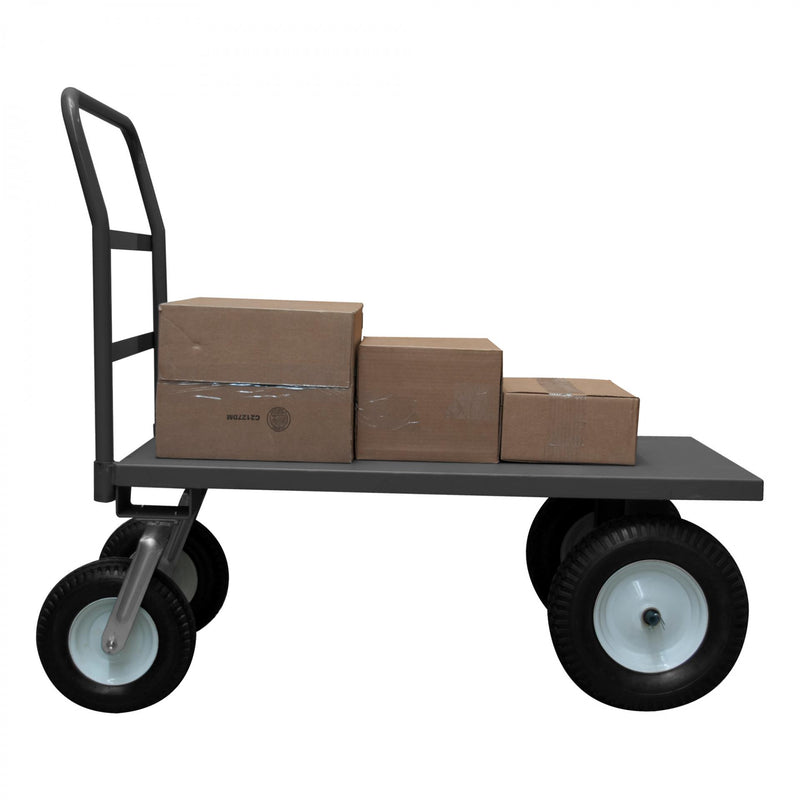 Durham Platform Truck, 12 Gauge, 2500 lbs Capacity, 30 x 48, Flush Deck