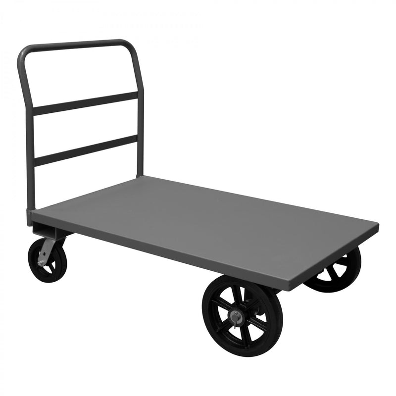 Durham Platform Truck, 12 Gauge, 3000 lbs Capacity, 30 x 72, Flush Deck