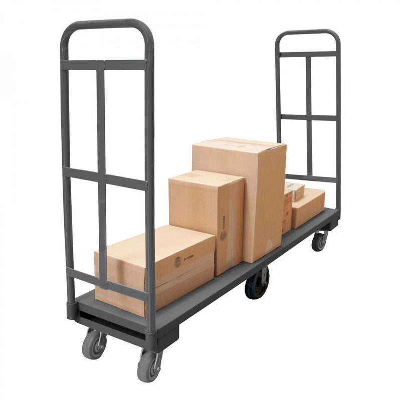 Durham Platform Truck, 2 Sided, 12 Gauge, 2000 lbs Capacity, 18 x 72, Flush Deck