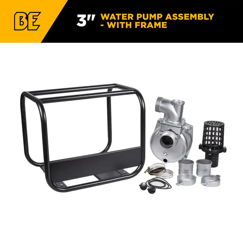 PUMP ASSY 3" W/FRAME BE Power Equipment