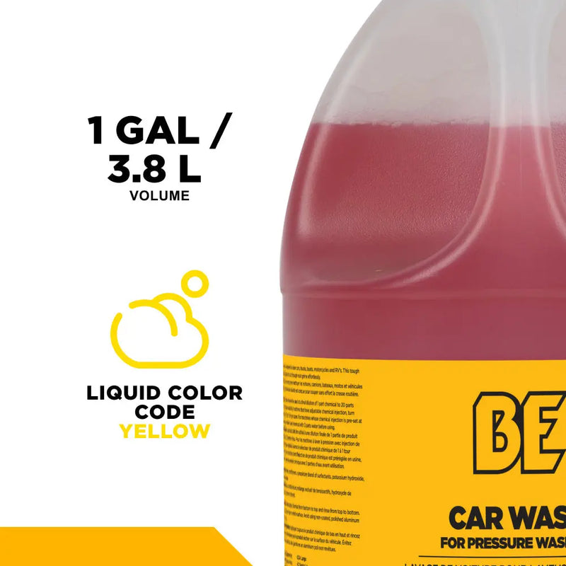 Pressure Washer Car Wash Detergent (4 Pack) BE Power Equipment