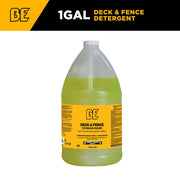 Pressure Washer Deck and Fence Detergent – 1 Gallon (4 Pack) BE Power Equipment