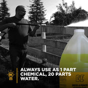 Pressure Washer Deck and Fence Detergent – 1 Gallon (4 Pack) BE Power Equipment
