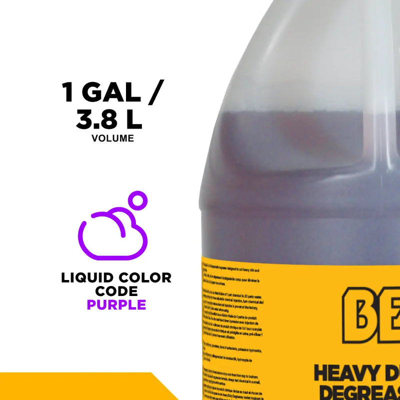 Pressure Washer Heavy Duty Degreaser – 1 Gallon (4 Pack) BE Power Equipment
