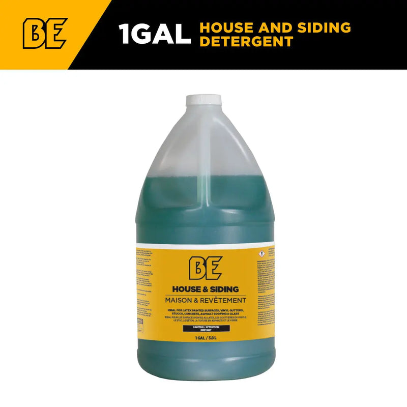 Pressure Washer House and Siding Detergent – 1 Gallon (4 Pack) BE Power Equipment