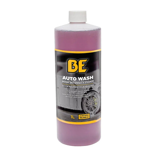 Pressure Washer Soap for Cars: High Foam Auto Wash 1L (12 Pack) BE Power Equipment