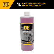Pressure Washer Soap for Cars: High Foam Auto Wash 1L (12 Pack) BE Power Equipment