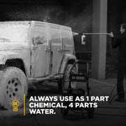 Pressure Washer Soap for Cars: High Foam Auto Wash 1L (12 Pack) BE Power Equipment