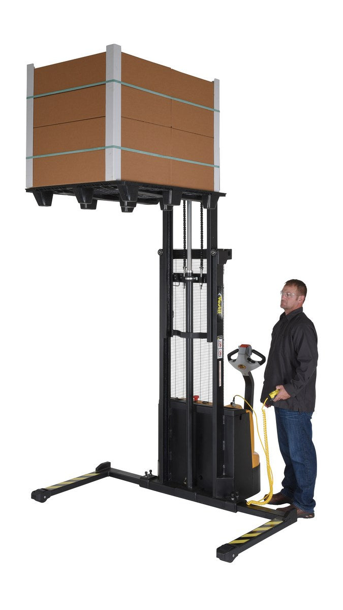 Vestil Double Mast Stackers with Powered Drive and Powered Lift (S)