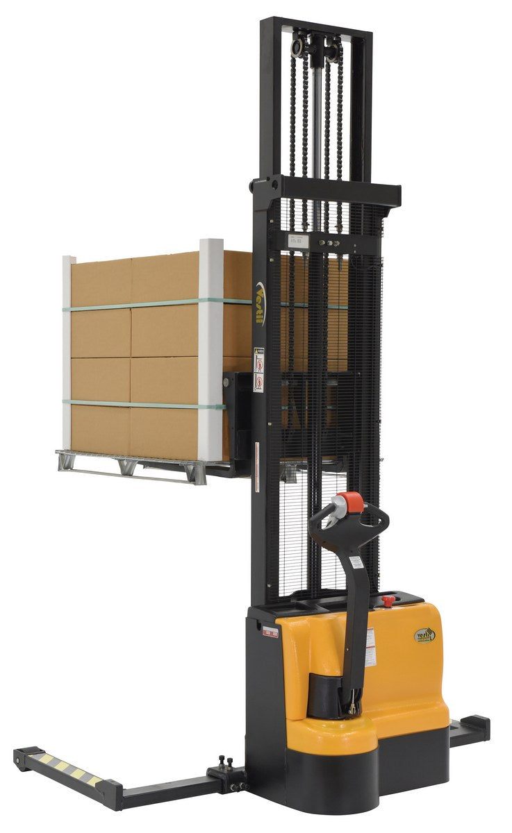 Vestil Double Mast Stackers with Powered Drive and Powered Lift (S)
