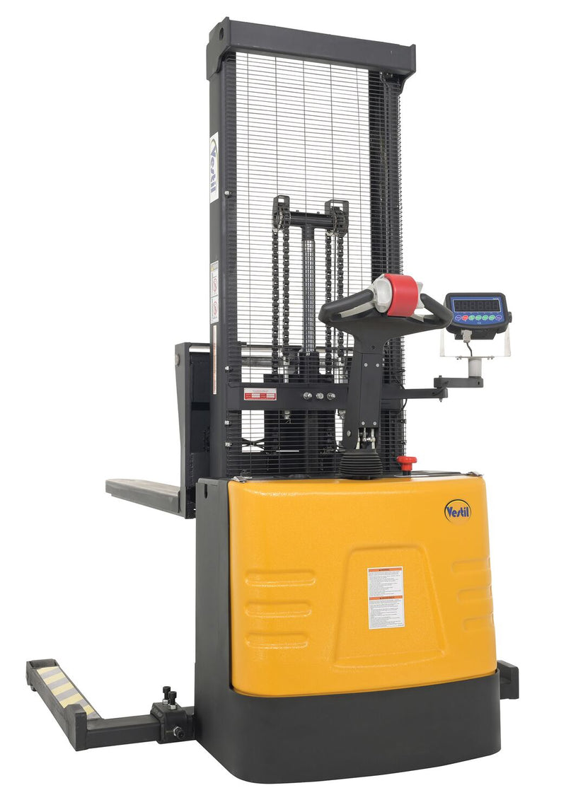 Vestil Adjustable Powered Stacker w/ Scale