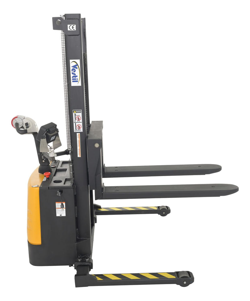 Vestil Adjustable Powered Stacker w/ Scale