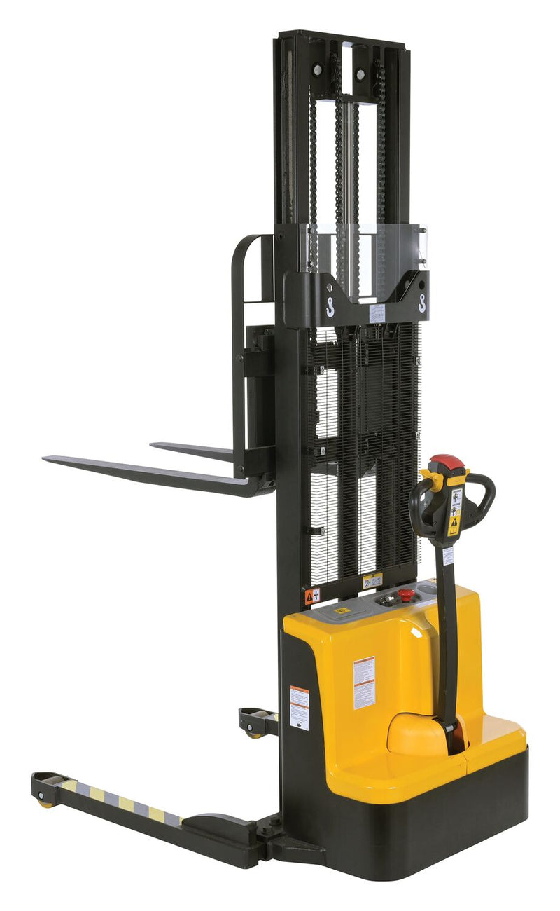 Vestil Variable Speed Drive Double Mast Fully Powered Stacker (S2)