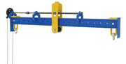 Vestil Spreader Beam With Adjustable Hand Chain Crank Bail