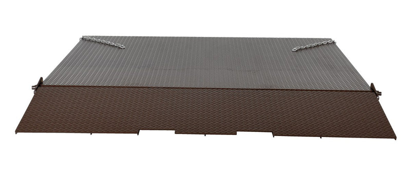 Vestil Steel Container Ramps with Flip-Over Bridge (SCR)