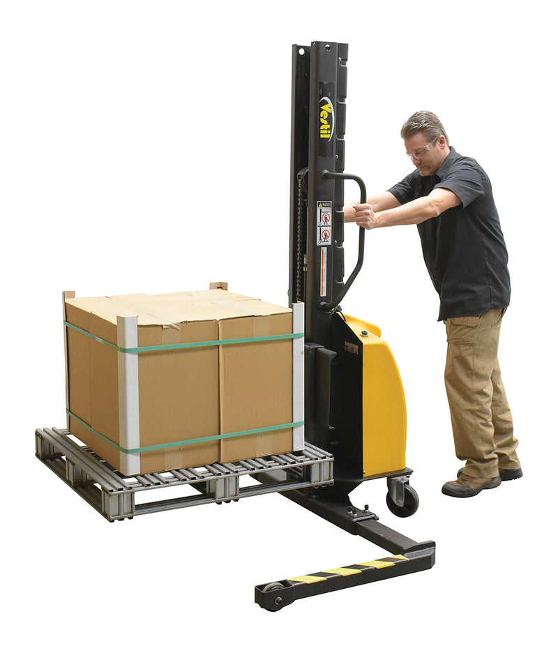 Vestil Narrow Mast Stackers with Powered Lift (SLNM)