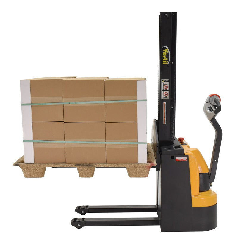 Vestil Narrow Mast Stackers with Powered Drive and Powered Lift (SNM)