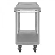 Durham Stainless Order Picking Cart With 5" X 1-1/4" Polyurethane Casters
