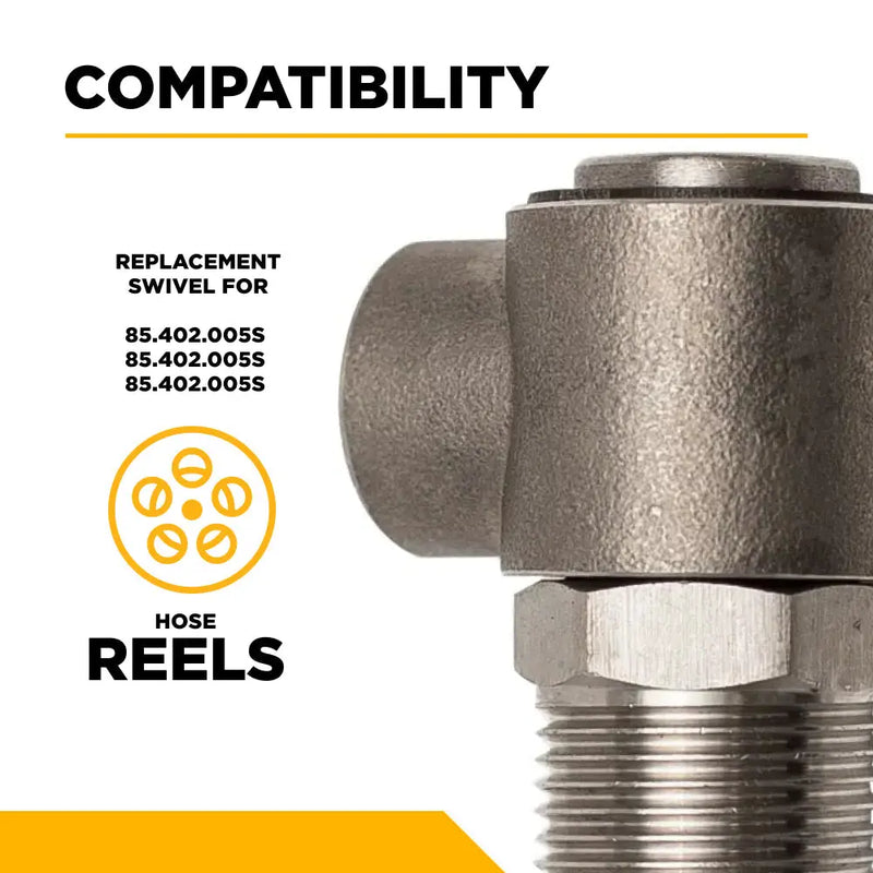 SWIVEL,SS,FOR 100/200'REEL BE Power Equipment
