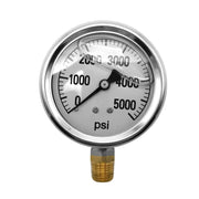 Stainless Steel Glycerin Pressure Gauge BE Power Equipment