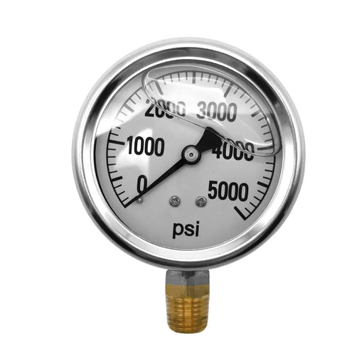 Stainless Steel Glycerin Pressure Gauge BE Power Equipment
